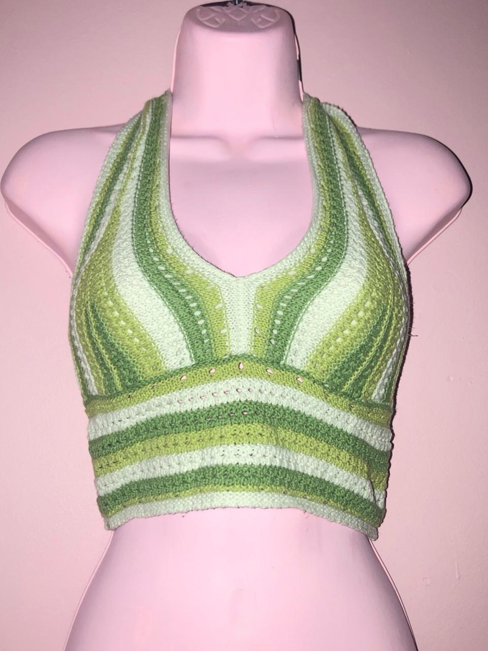 hollister crochet bikini crop top